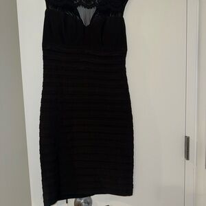 Elegant Black Lace Dress